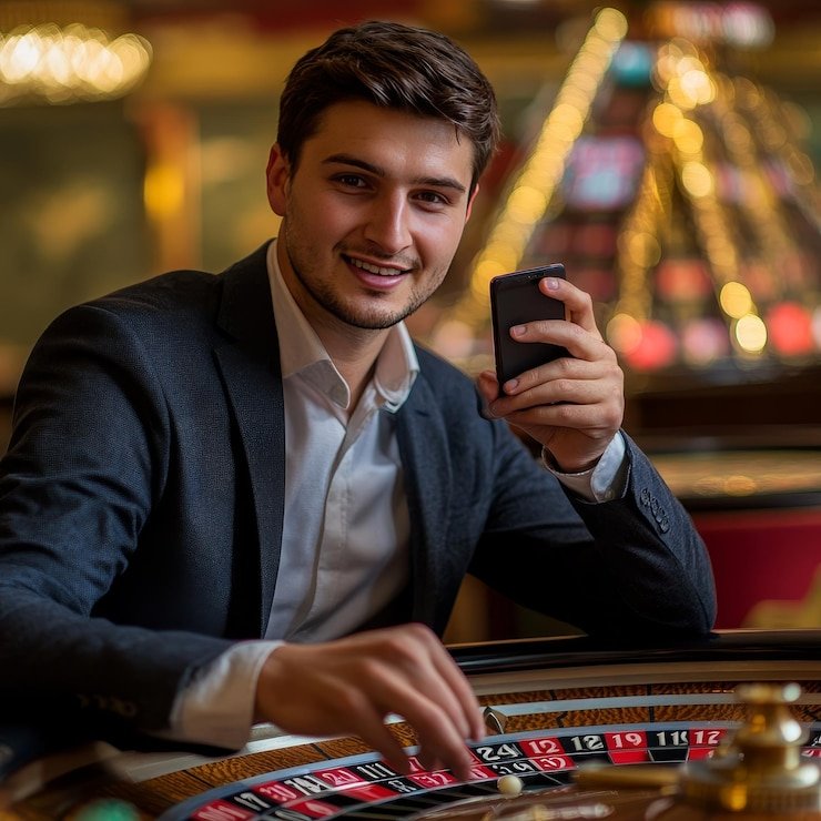 Bandar Poker live-dealer table interface on cerutu4d login with player seats and community cards
